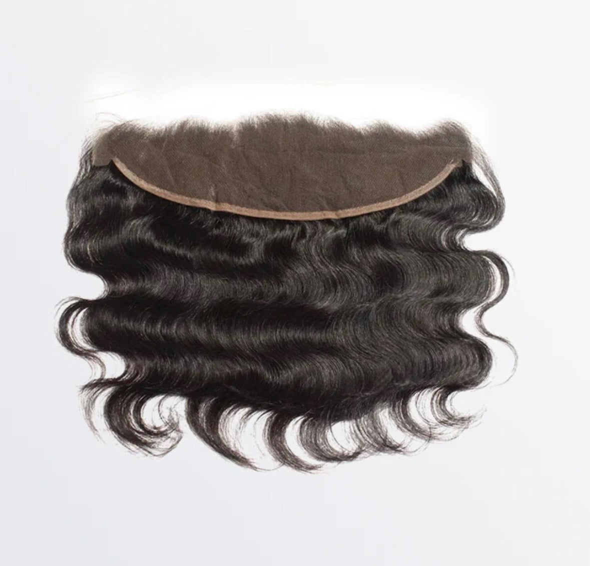 Transparent lace frontal