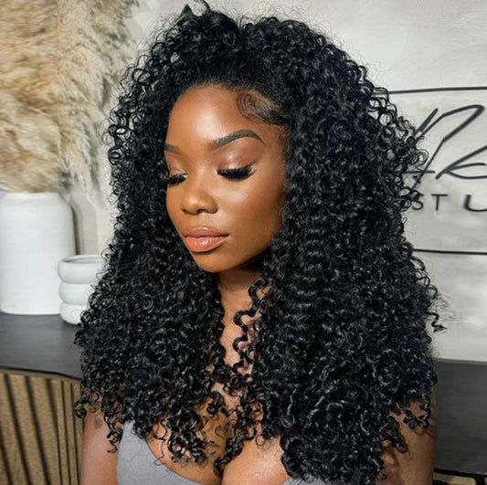 Burmese Curly Half Wig